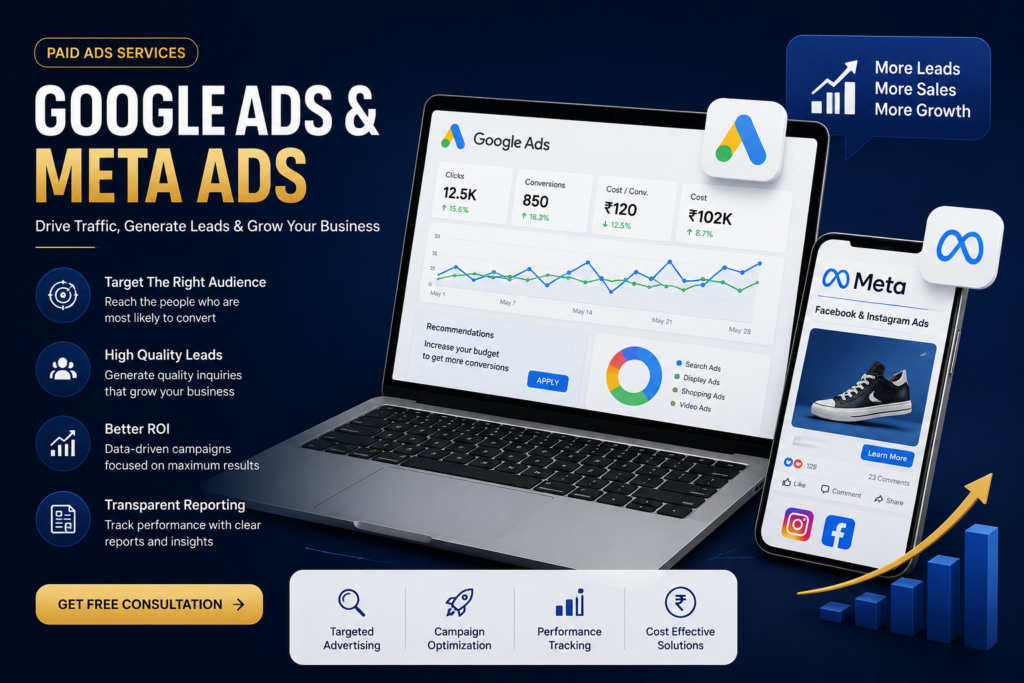 Paid Ads Services in Mumbai | Google Ads & Meta Ads Expert